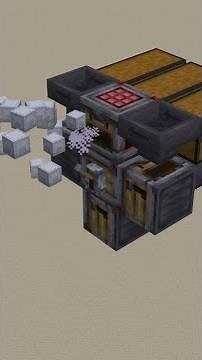 Box crafter with auto restock #minecraft