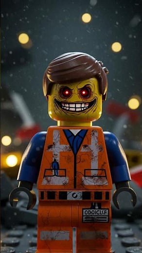 Horror Version of The LEGO Movie! Emmet, Wyldstyle, Batman & Vitruvius as Glitched Brick Horrors! 🧱💀