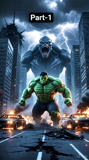 HULK vs Giant Monster | Ultimate Fight Begins #shortsstorywalla #shortsfeed #shorts