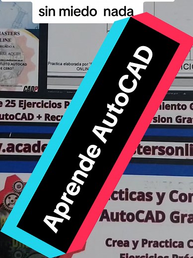 Empieza a aprender AutoCAD desde cero gratis #autocad2025 #autocad2d #autocad3d #aprendeautocad #diseñomecánico #paratii #fyp #gratis #autocadtutorial #autocad #2d #3d