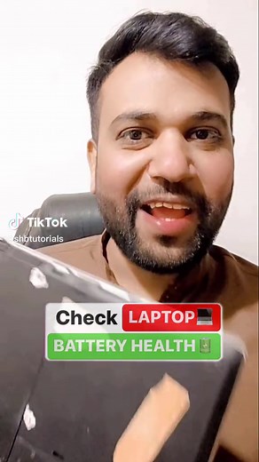 Check Laptop Battery Health 😀👍 #secrettrik #technology #techreels #shbtutorials #tranding #shorts #dailytech #fypシ