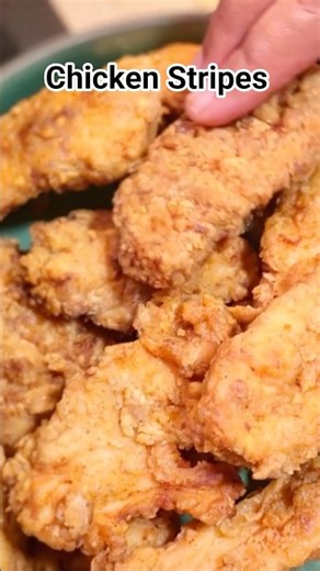 Restaurants style Crispy Chicken stripes at Home #shorts #easyrecipe #chicken #friedchicken #food