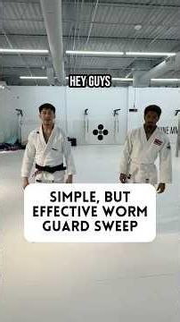 Simple Worm Guard Sweep That Works Every Time! #BJJ #JiuJitsu #WormGuard #arlingtontx