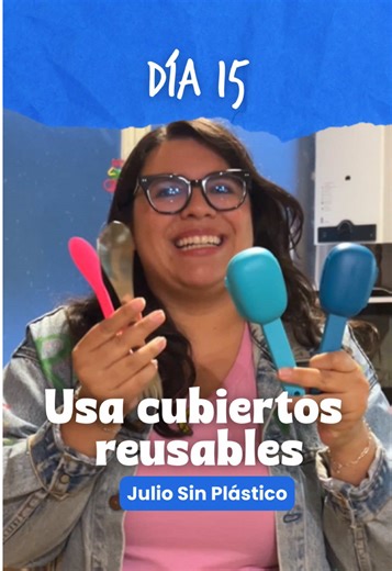 Día 15: Usa cubiertos reusables en tu día a día