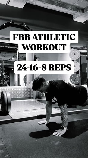 Christopher Rigby on Instagram: "FBB ATHLETIC SESSION This is in tomorrow’s program. x4 Rounds 24 Push Ups 16 Deadlifts 8 Power Cleans A high intensity body weight and barbell session that focuses on muscular endurance and fast lifting. This one will get your HR 💙 Pumping!"