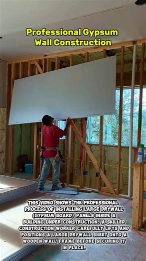 Drywall Installation Process | Professional Gypsum Wall Construction