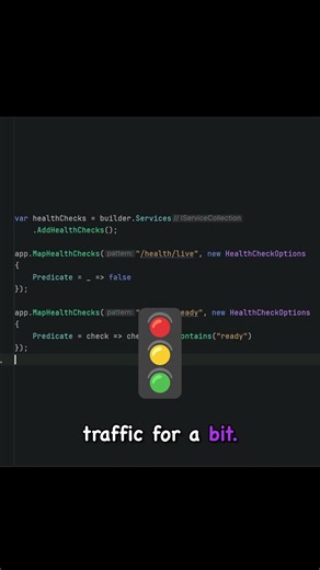 Stop Using One Health Check Endpoint in .NET #shorts #csharp #dotnet #programming