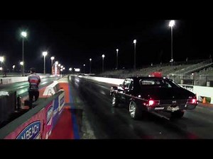 Nova 100 shot, 355 SBC, TH350, 3.73 gears, 28x9