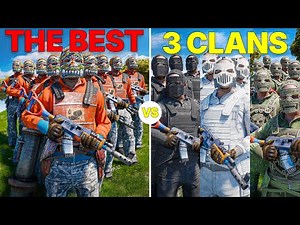 Can the BEST CLAN in Rust Defeat 3 CLANS?
