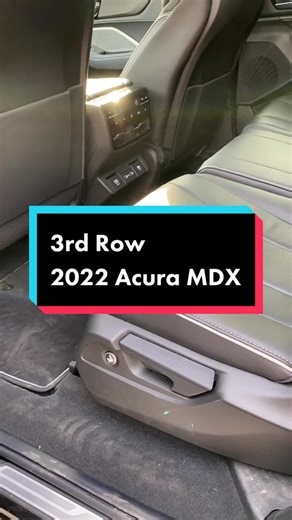Exploring the Spacious Third Row of the 2022 Acura MDX
