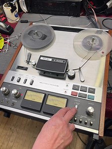 Teac reel back up and running. #hifiaudio #vintagestereo #vintage #analog #teac #workvibes #audiophile #classicaudio #audiophiles | The Vintage Audio Shop