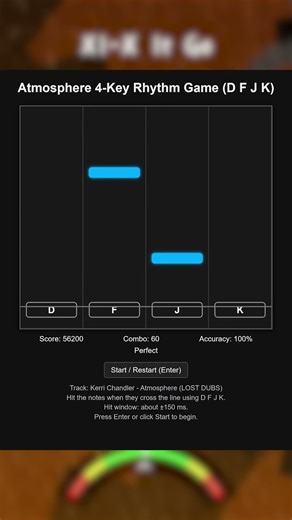 ChatGPT Makes a Rhythm Game Short #ai #rhythmgame