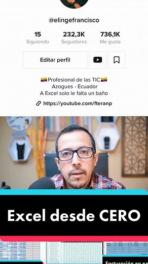 Curso de Excel Básico desde cero… #elingefrancisco #yosoycreador #excel