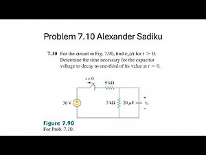 Problem 7.10 - Fundamental of Electric Circuits (Sadiku) 5th Ed