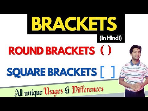BRACKETS in English: Round brackets and Square brackets usages || Parenthesis use in English