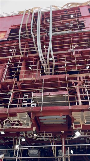 Section view of ship building | #shipbuilding #shipyard #navalarchitecture