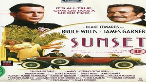 ASA 🎥📽🎬 Sunset (1988) a film directed by Blake Edwards with Bruce Willis, James Garner, Malcolm McDowell, Mariel Hemingway, Kathleen Quinlan