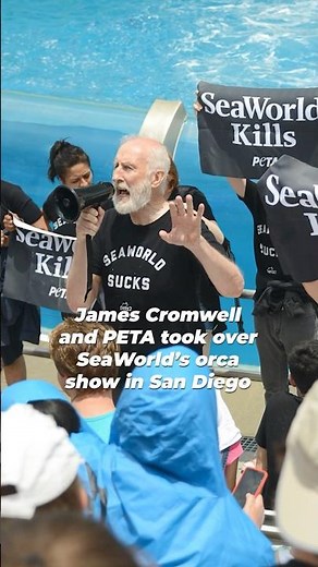 James Cromwell DRAGGED OUT of SeaWorld for Telling The TRUTH 📢👮🐬