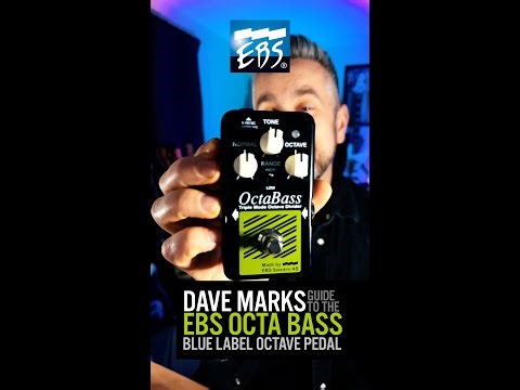 Dave Marks guide to the EBS OctaBass Blue Label pedal