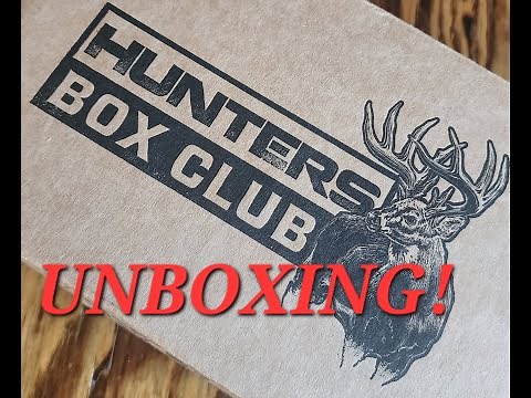 1st Hunters Box Club Unboxing