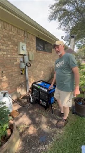 Video of starting generator