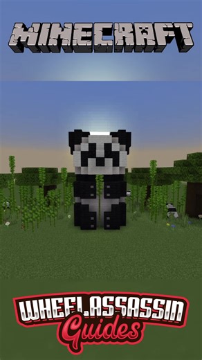 Minecraft Giant Panda Tutorial: Build Your Own Panda!