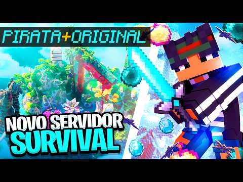 BEST BRAZILIAN SURVIVAL SERVER of 2026 for MINECRAFT 1.21.11 with +200 on, ECONOMY and MCMMO
