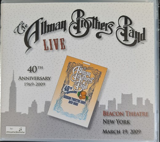 The Allman Brothers Band - Beacon Theatre New York March 19, 2009 (Live 40th Anniversary 1969-2009)