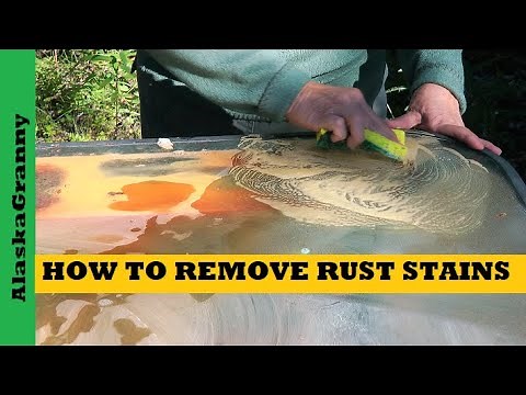 How To Clean Rust Off Glass - Remove Rust Stains From Glass