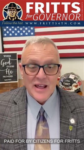 End Home Evictions My Plan for Property Tax Reform Monty Fritts (R) Primary Candidate TN Gov AUG6