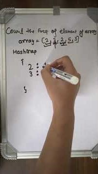 Count Frequency of Elements in Array 🔥