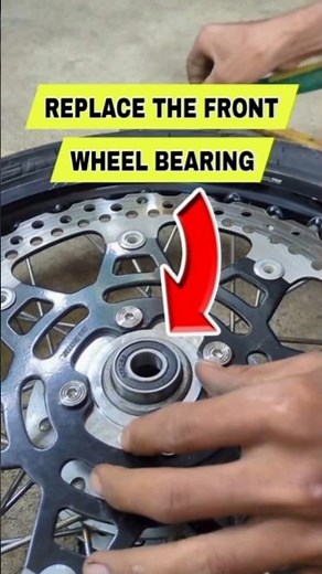 Replace The Front Wheel Bearing #mechanic #tools #engineering #unitedstates