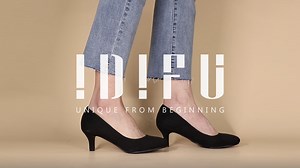 Watch IDIFU Classic Low Heels Dress Pumps on Amazon Live