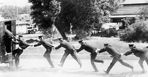 Silent film pioneer Mack Sennett, born 136 years ago today, specialized in slapstick comedies, building a studio that launched the careers of such stars as Charlie Chaplin