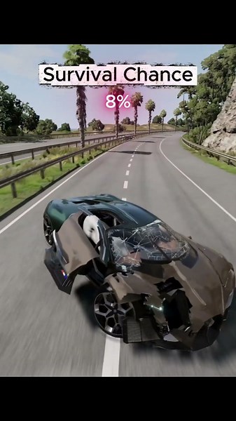 bugatti tourbillon Epic Crash in Beamng.Drive