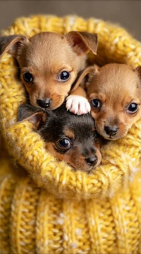 These Puppies in a Sweater Will Melt Your Heart!