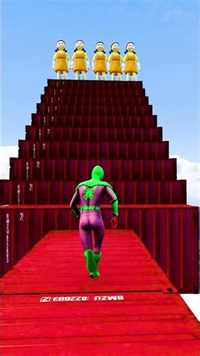 GTA 5 Epic Water Ragdolls | Spider-Man Jumps / Fails ep.17971 #shorts