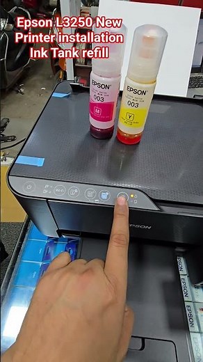 Epson L3250 New Printer installation Ink Tank refill#Epson#service #printersupportsoftware