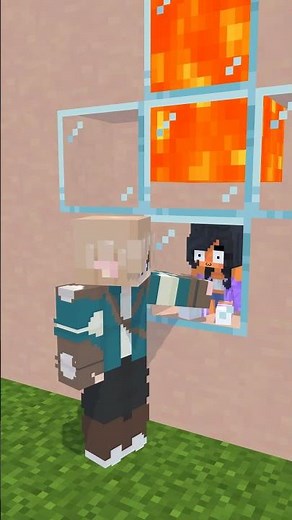 Aphmau : La-La-La Lava Ch-Ch-Ch Chicken - Minecraft Animation #minecraft #shorts