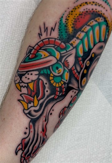 Stunning American Traditional Panther Tattoo Ideas