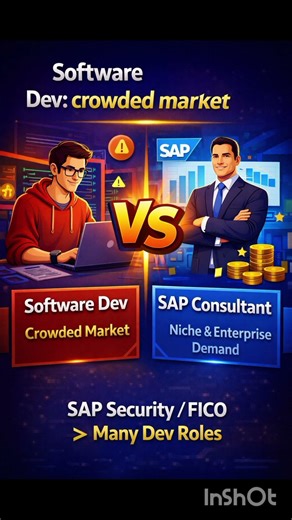 Sap consultant vs Software Developer #sap #2026 #highpaying