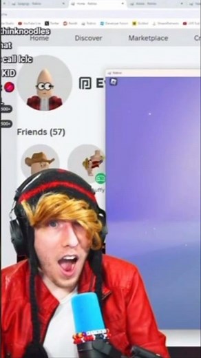 Flamingo Accidentally Curses on KreekCraft’s Stream 😳💀 #Flamingo #KreekCraft #roblox #shorts