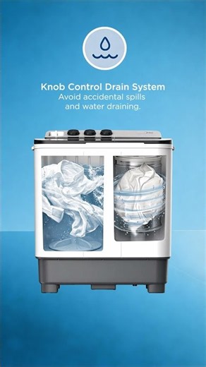 Midea 14KG Health Guard Twin Tub Washing Machine