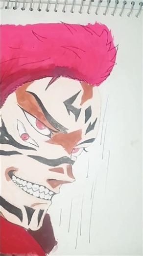 sakuna drawing 🔥 #drawingandassemblingdemonslayer #animeeart