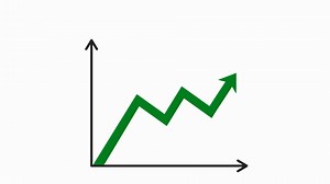 Ipo Stock Arrow Graph Growing In Profit Stock Motion Graphics SBV-348905526 - Storyblocks