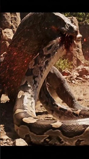 Epic Showdown Komodo Dragon vs 7-Meter Python