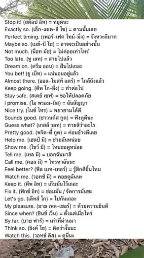 คำศัพท์ภาษาอังกฤษ