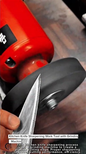 Kitchen Knife Sharpening Work Tool with Grinding Machine #worktool
