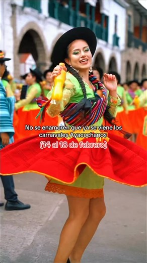 🎉✨ ¡Ayacucho se viste de fiesta! Del 14 al 18 de febrero de 2026, vive con Mágical Travel los Carnavales Ayacuchanos, una de las celebraciones más alegres, coloridas y tradicionales del Perú. 💃🕺 🌈 Música, comparsas, danzas, pintura, harina y mucha alegría llenarán las calles con el inigualable espíritu ayacuchano. Ven y disfruta de su hospitalidad, su exquisita gastronomía y la magia cultural que enamora a todos. ❤️🇵🇪 📍 ¡Prepárate para vivir una experiencia única junto a Mágical Travel! P