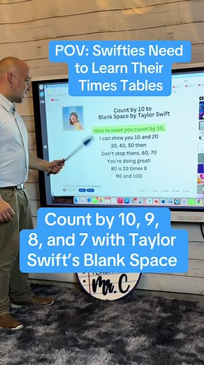 Learn Multiplication with Taylor Swift's Blank Space